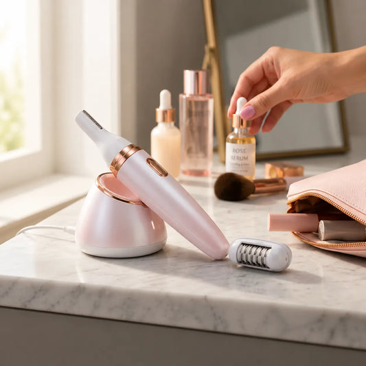 2 in 1 Rechargeable Face Hair Remover Epilator for Women