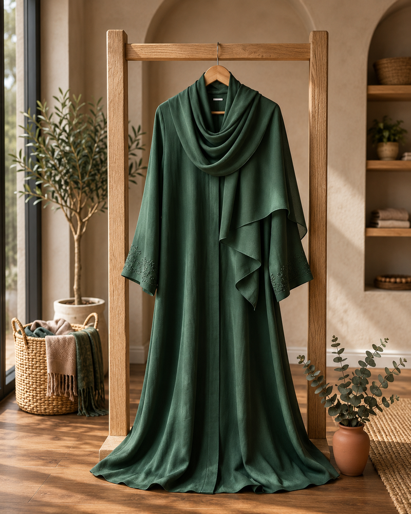 Elegant Abayas & Scarves Collection