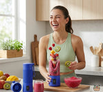 6-Blade Portable Rechargeable Juicer Blender - Healthy Smoothies Anywhere, Anytime!
