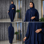 Luxury 2-Piece Abaya Set with Matching Scarf