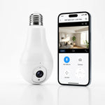 1080P Full HD Wifi Bulb Camera - Smart Security Camera for Home