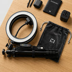 26cm Ring Light with Phone Holder & 3 Color Modes for Video Photography