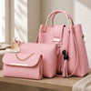 Luxury 3-Piece Women's Crossbody & Shoulder Bag Set - Leather Tote Fashion Bags