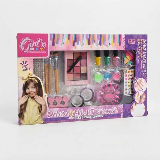 Deluxe All-in-One Nail Art Salon Set for Kids & Teens