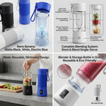 6-Blade Portable Rechargeable Juicer Blender - Healthy Smoothies Anywhere, Anytime!