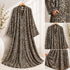 Bold Cheetah Print Butterfly Kaftan Abaya – Statement Modest Wear