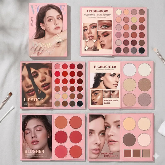 7 Steps Multi-Purpose Book Palette - All-in-One Eyeshadow Makeup Kit
