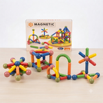 Magnetic Construction Set for Kids | STEM Educational Magnetic Building Blocks | Creative Learning Toy (36 / 42 / 64 PCS)
