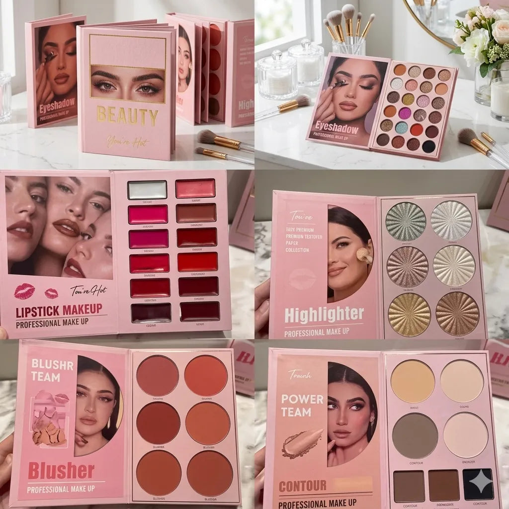 7 Steps Multi-Purpose Book Palette - All-in-One Eyeshadow Makeup Kit