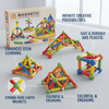 Magnetic Construction Set for Kids | STEM Educational Magnetic Building Blocks | Creative Learning Toy (36 / 42 / 64 PCS)