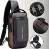 BAGSTREET Waterproof Anti-Theft Sling Bag with USB Port & Lock