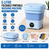 5 Litre Foldable Portable Washing Machine - Compact Mini Washer