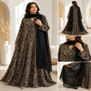 Bold Cheetah Print Butterfly Kaftan Abaya – Statement Modest Wear